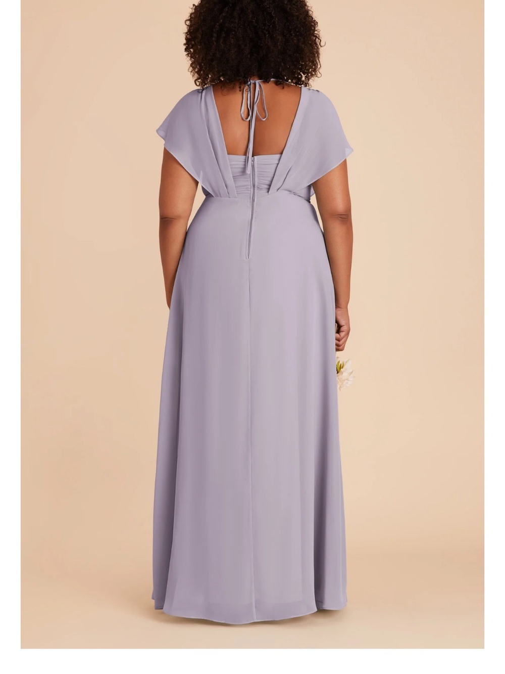 Birdy Grey Chiffon Bridesmaid Dress in Dusty Lilac- Style name “Violet” - Picture 3 of 8